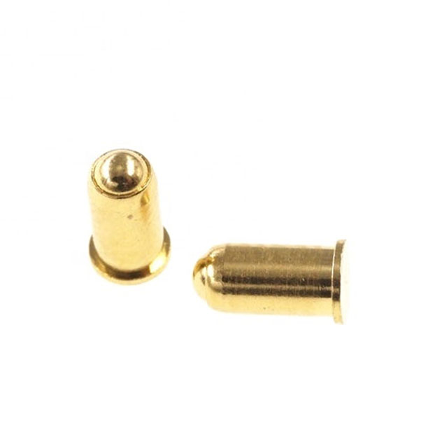 High Current 3 Amps SMD Gold Plated 5u Brass Connector Spring-Loaded 3.0mm Flange Short stroke Ball Point Pogo Pin Connector