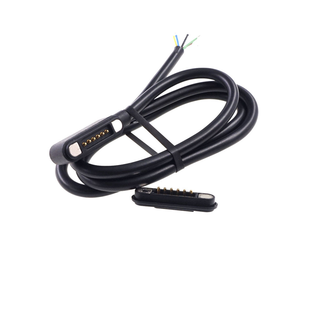 Magnetic Connector 5  6 Pole Cable Wires Male Female 2.2 MM Grid THT 3A Spring Loaded Pogo Pin Waterproof Pad