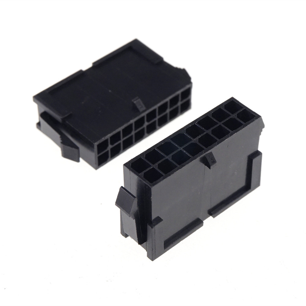 3.0mm Micro-Fit 3.0 Connector Plug Housing 2 Pin 4 6 8 10 12 14 16 18 20 22 24 P Dual Panel Mount Ears Cross Molex 43020