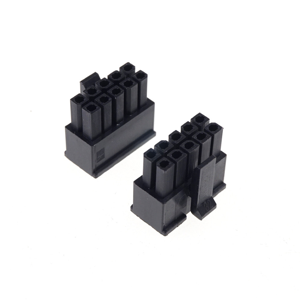 Micro-Fit 3.0 Connector Receptacle Housing 2 Pin 4 6 8 10 12 14 16 18 20 22 24 Circuits Male Shell Power Cross Molex 43025