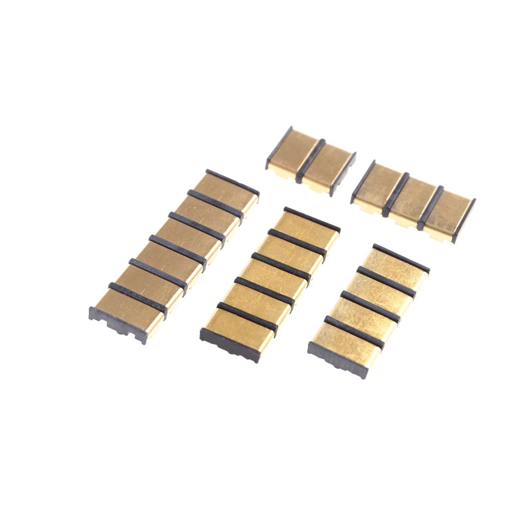 Female Contact Pad Contact 4.0 mm Pitch 2 3 4 5 6 Pin Target Connector Surface Mount Battery Connectors Height 1.9mm