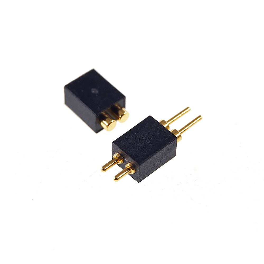 Spring Loaded 1.27 MM Pogo Pin Connector 0.05 Inch Pitch Male PCB Header Single Row Through Holes Probe