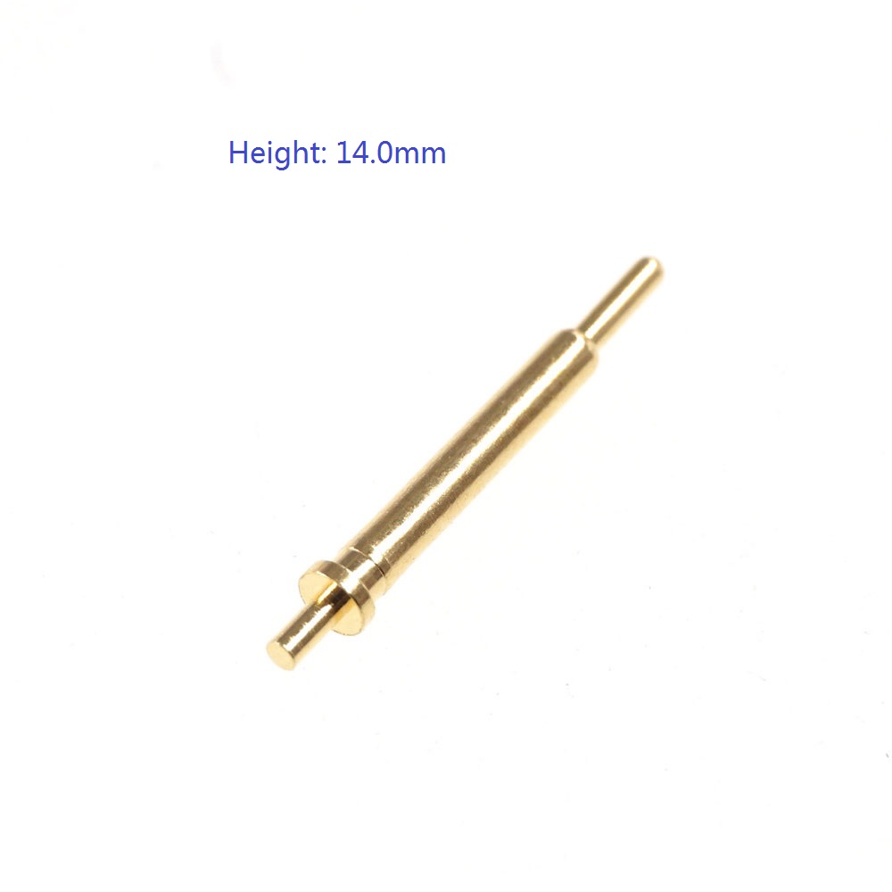 Spring Loaded Pogo Pin Connector 2 2.5 3 3.5 4 4.5 5 5.5 6 6.5 7 7.5 8 8.5 9 9.5 10.0 mm Height Single Through Hole PCB