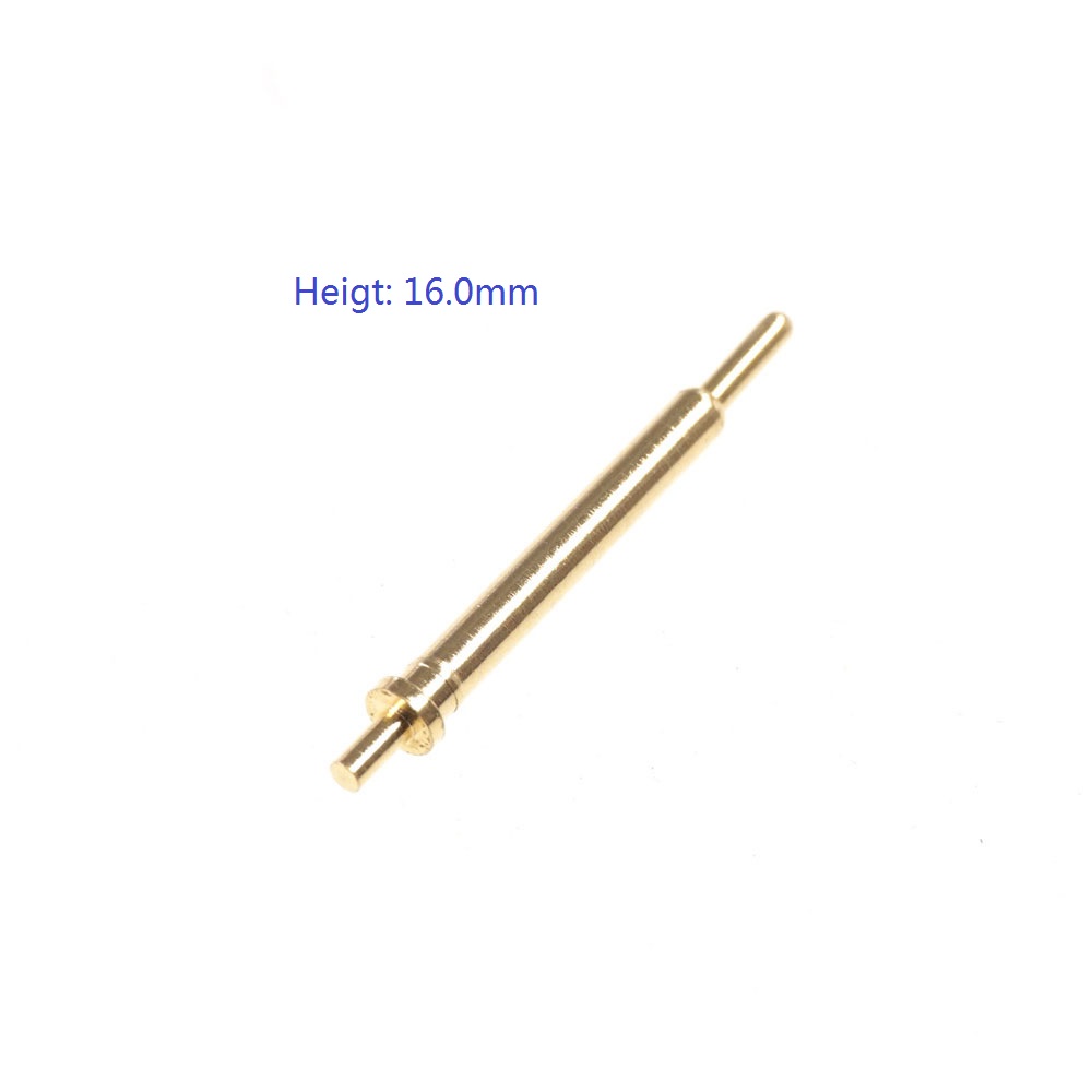 Spring Loaded Pogo Pin Connector 2 2.5 3 3.5 4 4.5 5 5.5 6 6.5 7 7.5 8 8.5 9 9.5 10.0 mm Height Single Through Hole PCB