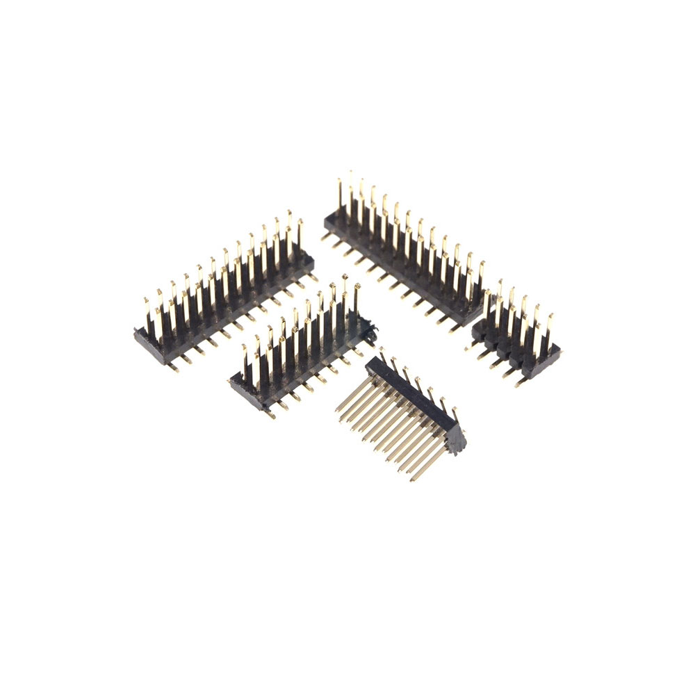 SMT 1.27 mm Double Row Male PCB Header Breakaway 4 6 8 10 12 14 16 20 24 26 30 40 44 50 60 80 100 Pin Surface Mount