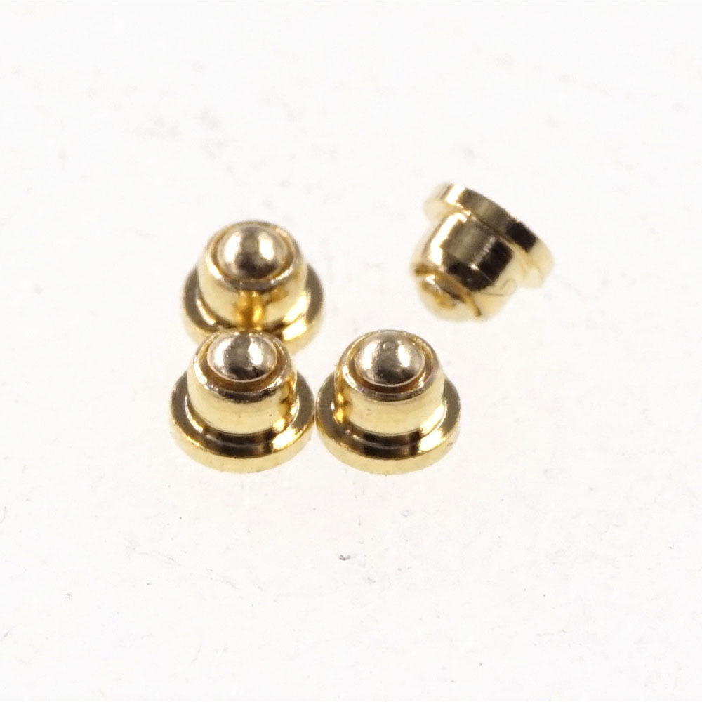 Miniature Pogo Pin Connector Diameter 2.0 mm Initial Height 1.6 mm Low Profile Header Male Spring Loaded thimble Probe
