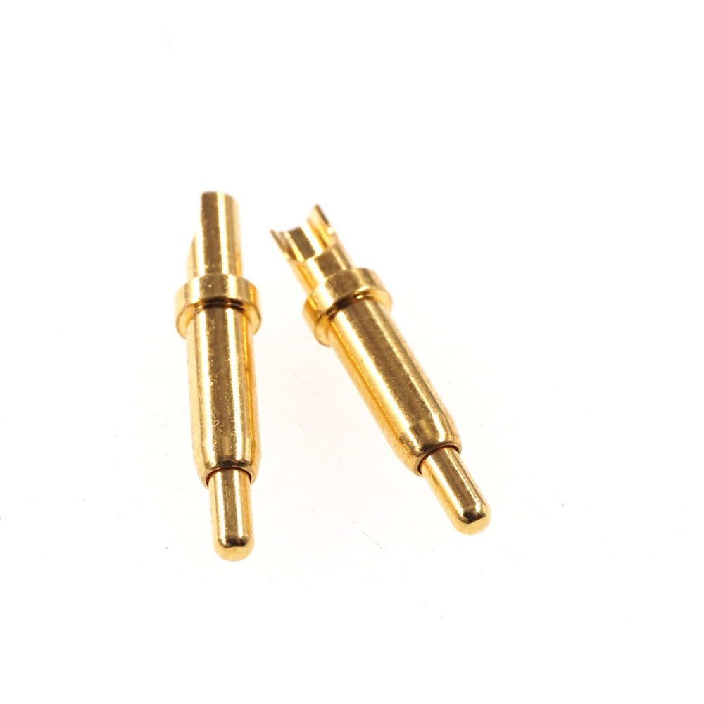 Wire Solder Cup Pogo pin Connector High Current 3A Gold plated 3u Contact Pin Spring Loaded Probe Thimble cable Mount