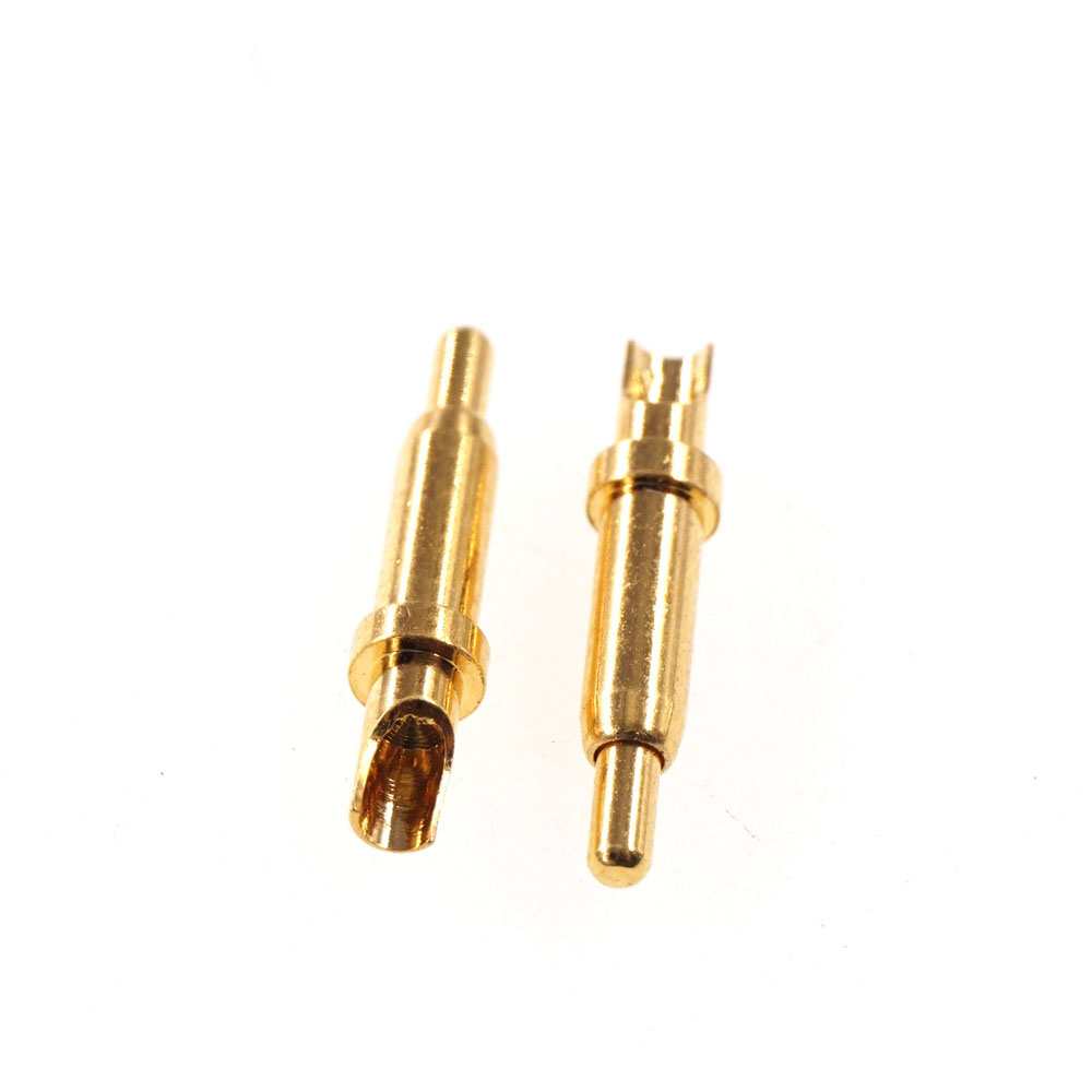 Wire Solder Cup Pogo pin Connector High Current 3A Gold plated 3u Contact Pin Spring Loaded Probe Thimble cable Mount