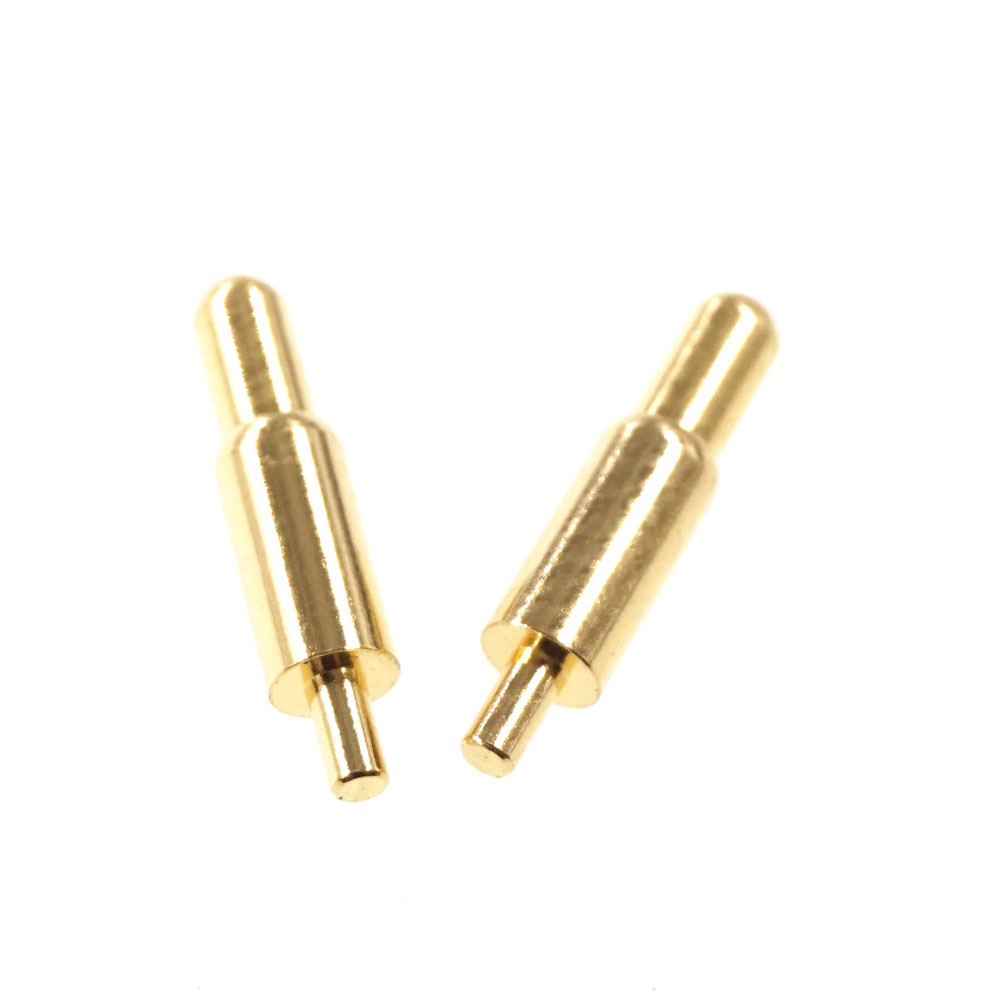 Spring Loaded Pogo Pin Connector Barrel Diameter 2.0 mm Through Holes PCB Height 9.0 mm Vertical