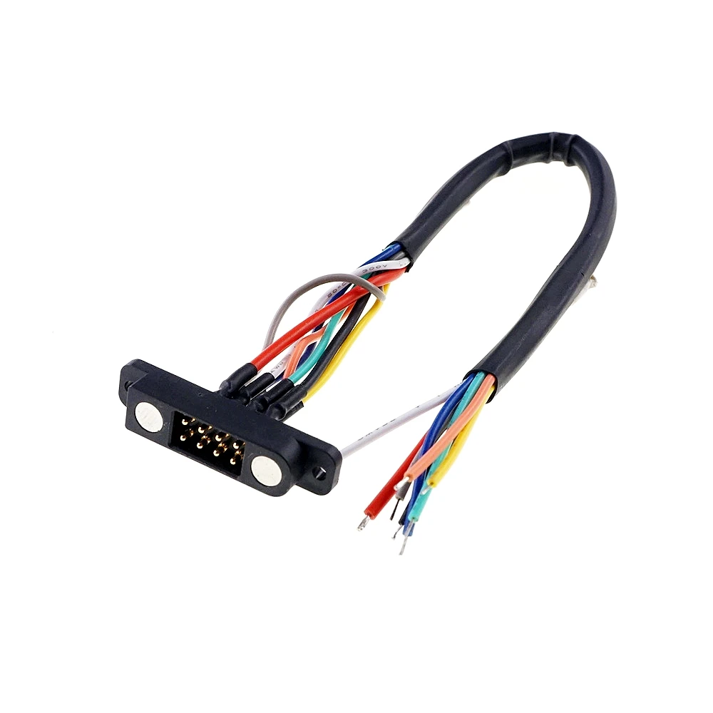 8 Pin Magnetic Pogo Pin Connector Dual Row 2.54mm Pitch