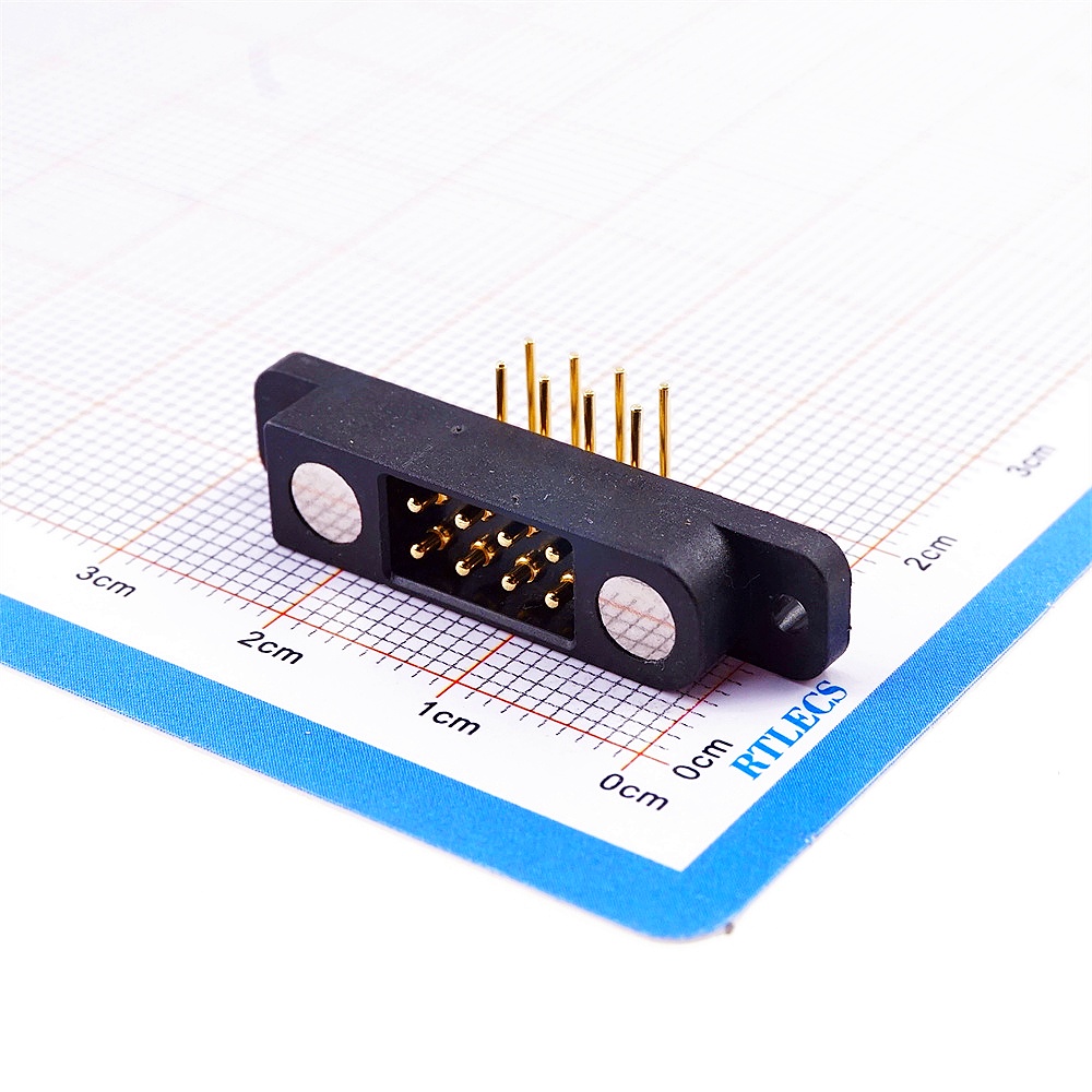 8 Pin Magnetic Pogo Pin Connector Dual Row 2.54mm Pitch