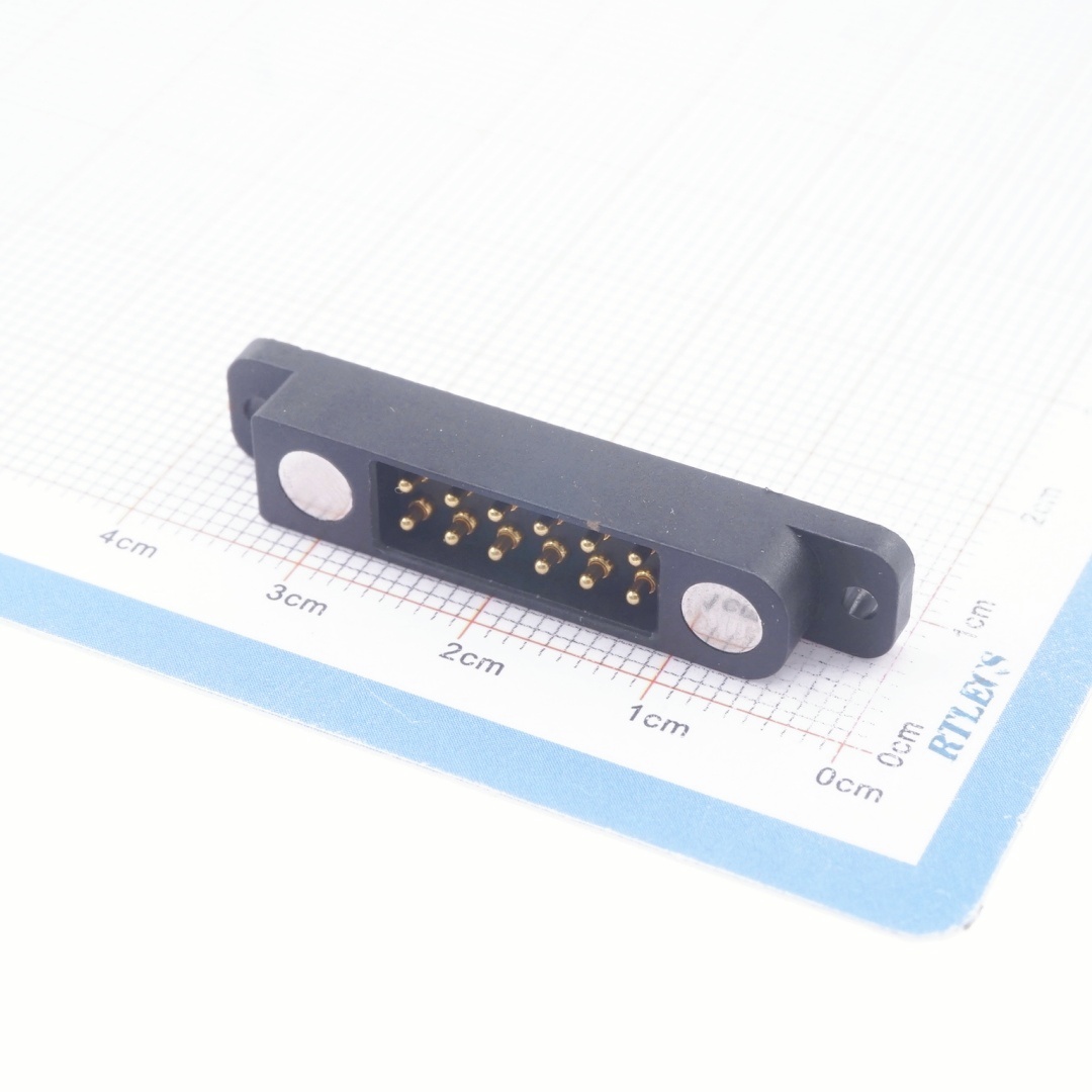 14 Pin Magnetic Pogo Pin Connector Dual Row 2.54mm Pitch