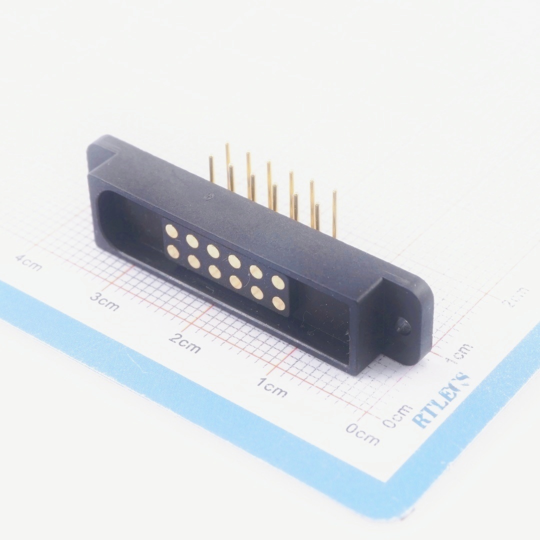 14 Pin Magnetic Pogo Pin Connector Dual Row 2.54mm Pitch