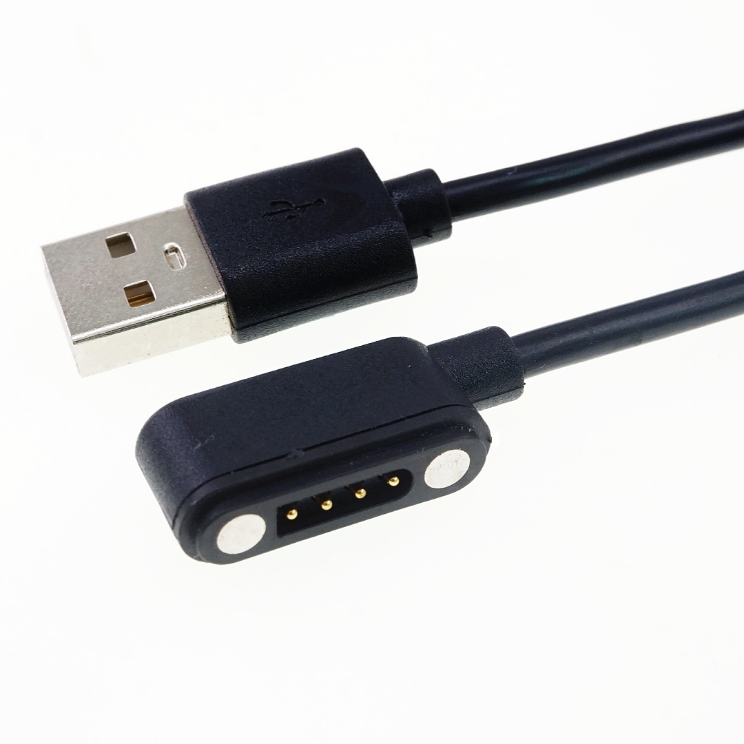 5 Pin Magnetic Pogo Pin Connector Single Row 2.54mm Pitch