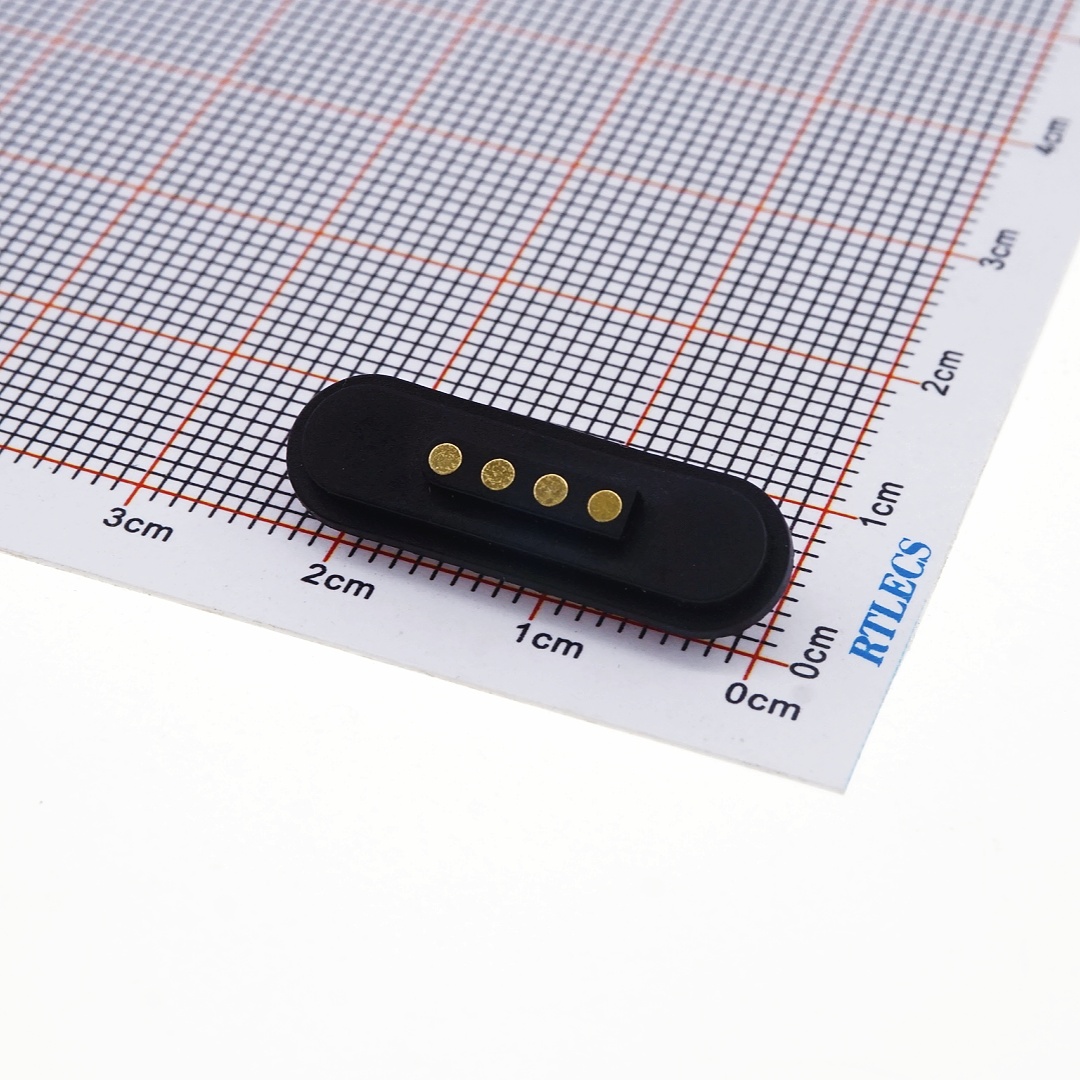 5 Pin Magnetic Pogo Pin Connector Single Row 2.54mm Pitch