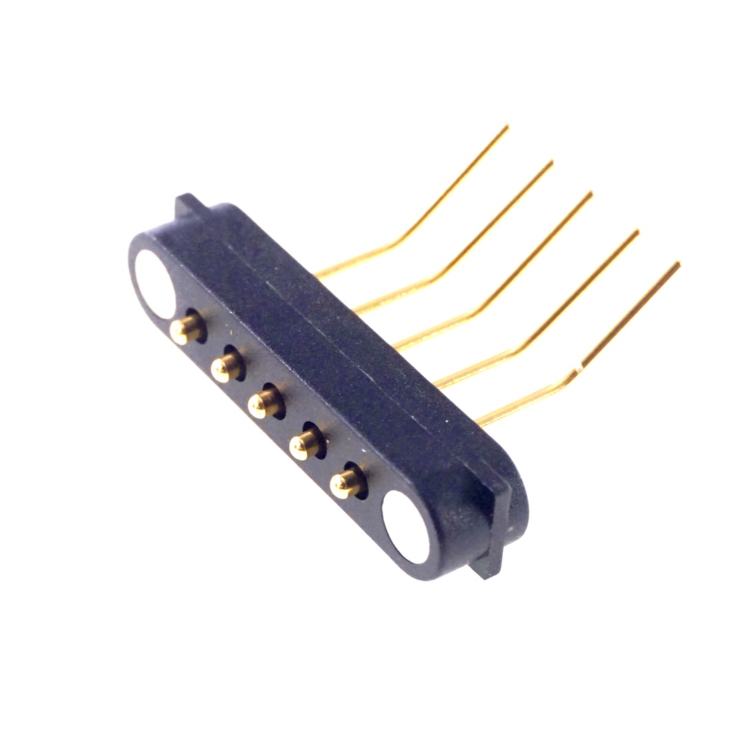 Magnetic Male 5 Pin with bent Leads