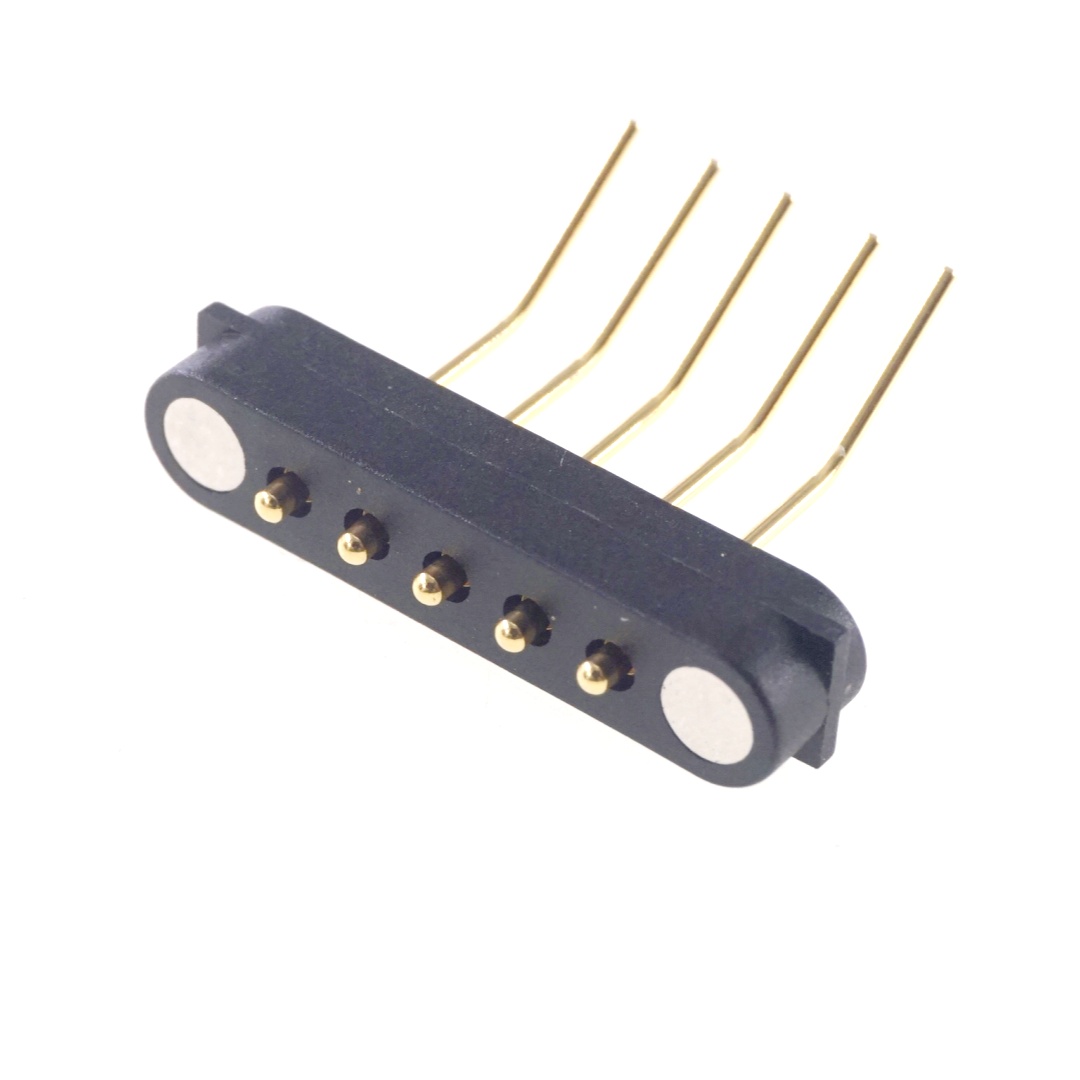 Magnetic Male 5 Pin with bent Leads