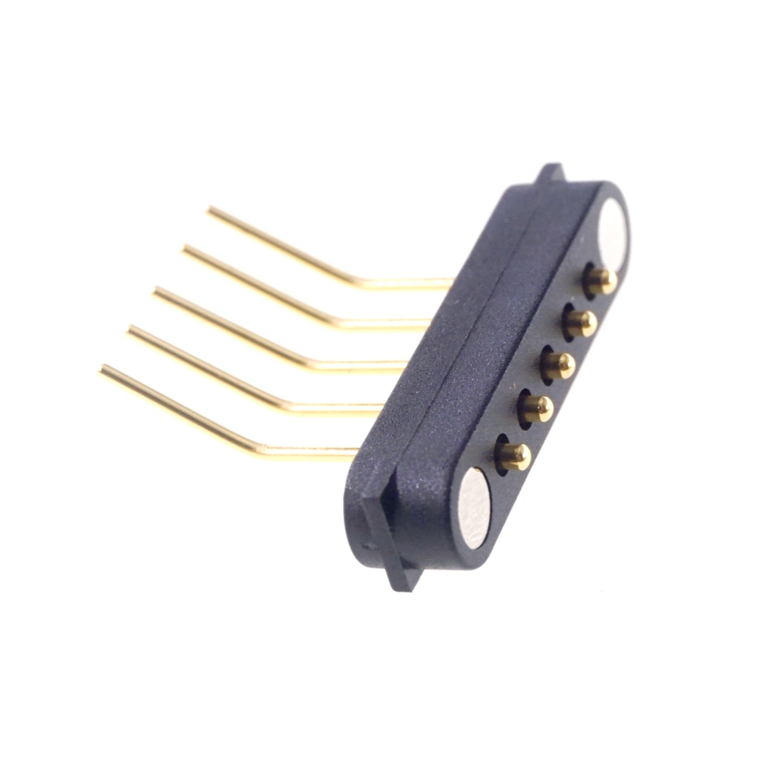 Magnetic Male 5 Pin with bent Leads