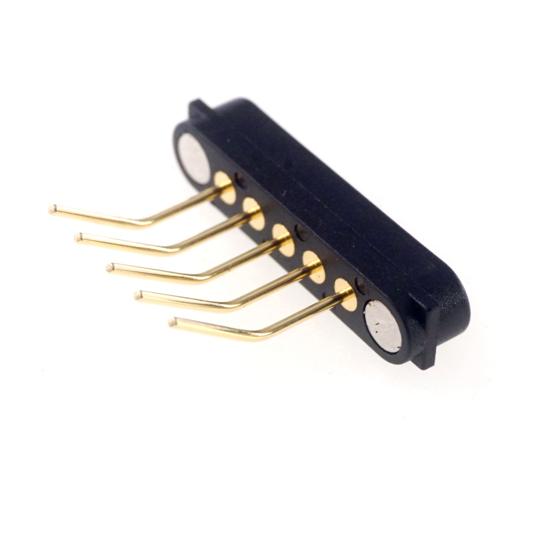 Magnetic Male 5 Pin with bent Leads